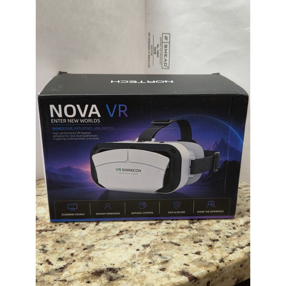 Nortech Nova VR Headset VR SHINECON 3D Glasses Smartphones New in Box